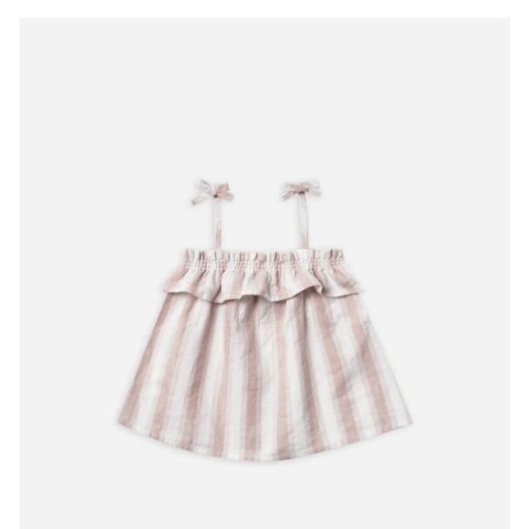 $90 Rylee Cru Set Ruffle Tube Top Flutter Bloomer - Picture 4 of 13